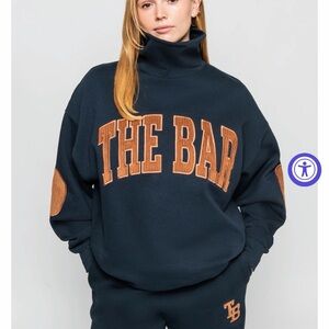 The Bar High Neck Sweatshirt
